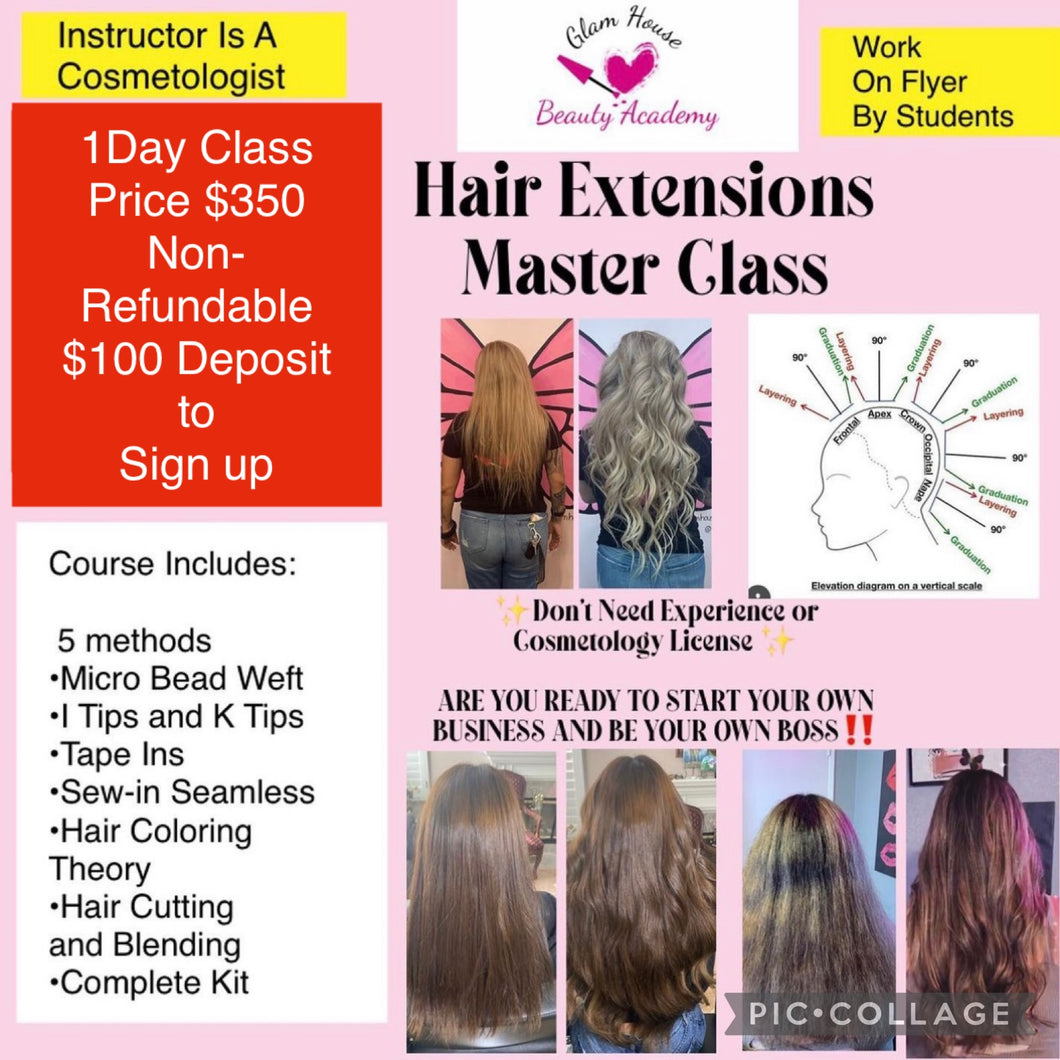 Hair Extension 1 Day Class