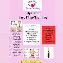 Load image into Gallery viewer, Hyaluron Face Filler and Botox Training

