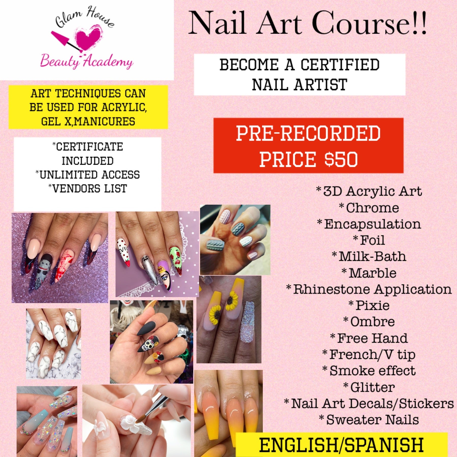 Nail Art Price List - Nail Art