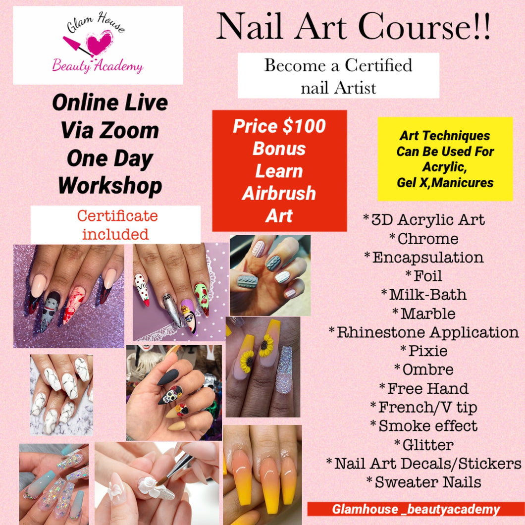 Online Nail Art Class